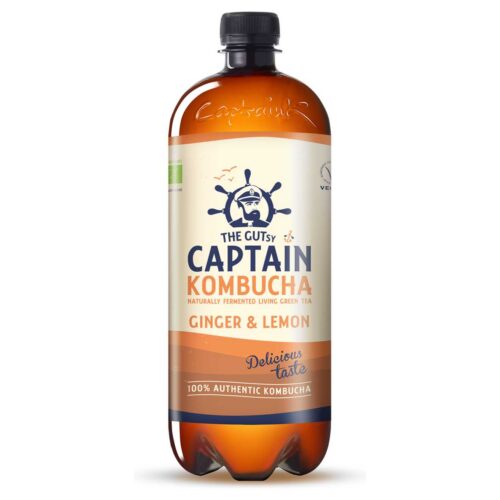 Captain Kombucha Ginger and Lemon 1 L