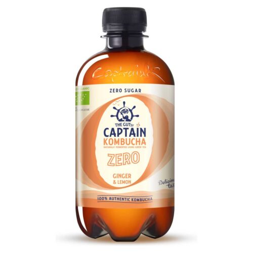 Captain Kombucha Zero Ginger & Lemon